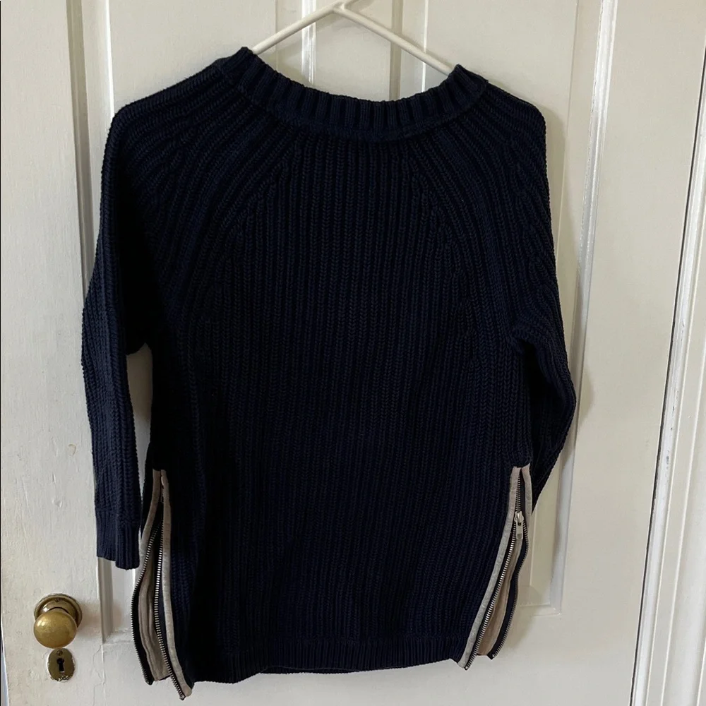 J. Crew Navy Crew Neck Sweater